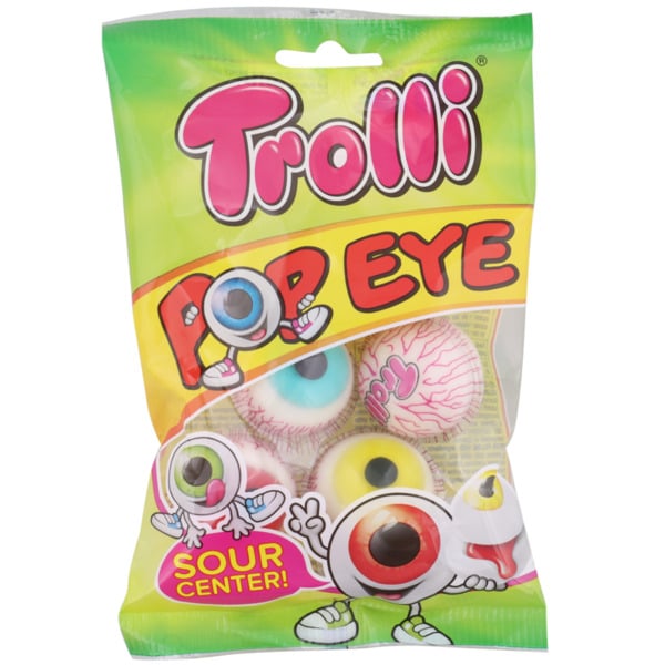 Trolli Pop Eyes, Fruchtgummi Augen Halloween, 75 gr. candy24.ch