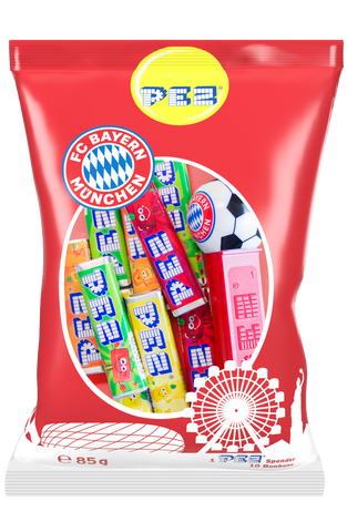 Pez Donor FCB Bayern Munich, y compris les bonbons après les garnitures, 85g