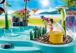 Playmobil 70610 - Piscina divertente con siringa d'acqua