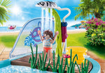 Playmobil 70610 - Piscina divertente con siringa d'acqua