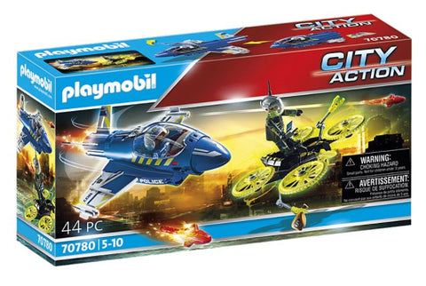 Playmobil 70780-City Action Police Jet: Drone tracking