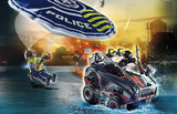 PLAYMOBIL 70781 - City Action Polizei-Fallschirm: Verfolgung des Amphibien-Fahrzeugs