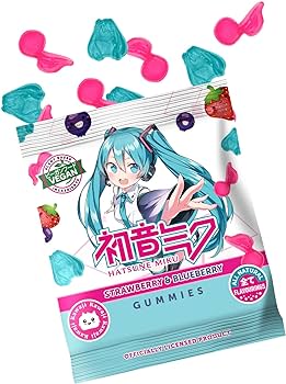 Hatsune Miku Anime Manga Gamer Gummies Fruchtgummi, 50g