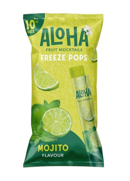 Aloha Wassereis Bags Freeze Pops Mojito, 10x50ml