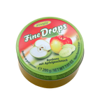 Woogie Fine Drops - Hartkaramellen Bonbons mit Apfelgeschmack, 200g