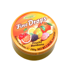 Woogie Fine Drops - Hart Caramelles Bunbons with fruit taste, 200g