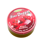 Woogie Fine Drops - Hart Caramelles Bunbons with cherry taste, 200g