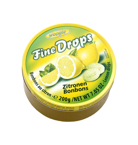 Woogie Fine Drops - Hart Caramelles Bunbons with Lemon Taste, 200g