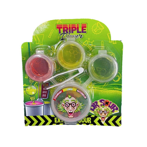 Dr. Sour triple dipper acidic water for dipping, 54g