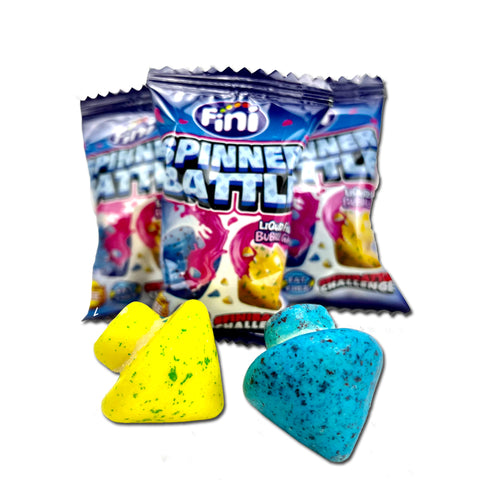 Fini Spinner Battle Gum - trottola in gomma da masticare con riempimento liquido, 5g