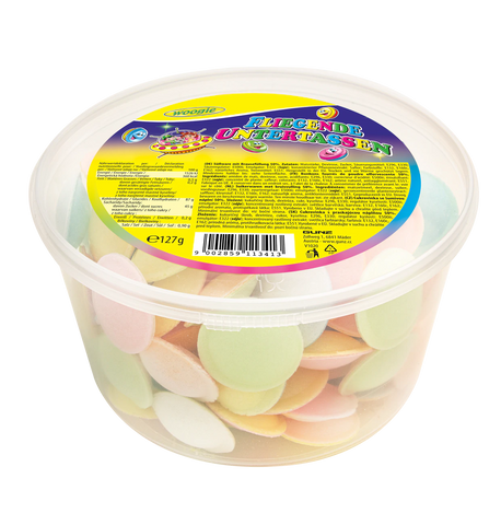 Woogie Flying Saucers avec garniture de douche, 127g