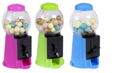FC Gumball Machine - mini chewing gum machine with chewing gum and function, 40g