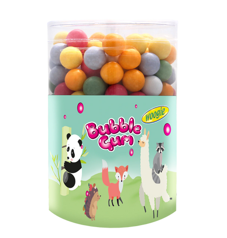 Woogie Kaugummi Kugeln bunte Bubblegums, 500g