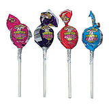 Warheads Super Sour Bubblegum Pop - Lollie, sour lollipops with chewing gum filling individually, 21g