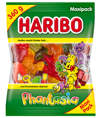 Haribo Phantasia - Fruchtgummi Mix mit Schaumzucker XXL-PACK, 320g