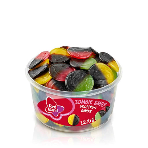 Red Band Lakritz with vineyard zombie Smiles, 100 pieces - 1200g