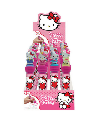 Hello Kitty Figures avec tampon et haricots à gelée, 8G