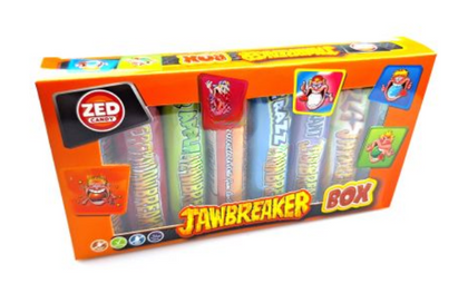 Boîte-cadeau Zed Jawbreaker - Candy fruité avec chewing-gum, 264,3g