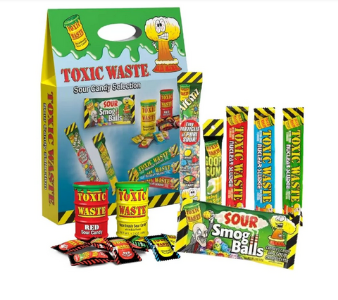 Toxic waste selection pack, extra acidic gift box, 295g