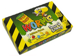 Toxy Waste Theatre Box Worms - Vers en caoutchouc de fruits acides, 85g