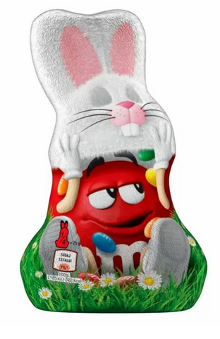 M & M's chocolate Easter bunnies with M&M filling Easter Hollow, 100g