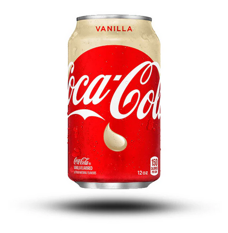 Coca Cola Vanilla USA, 355ml -MHD 06/24