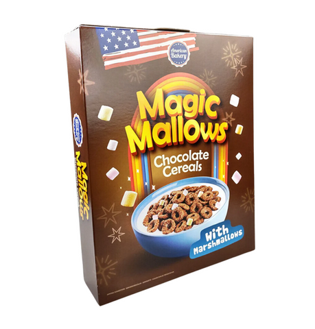 American Bakery Frühstücksflocken Cereals Magic Mallows Chocolate, 200g MHD 02/25