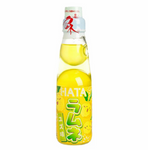 Ramune Yuzu Pop Soda Erfrischungsgetränk mit Yuzu-Zitrusfrüchte-Geschmack aus Japan, 200ml