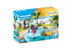 Playmobil 70610 - Piscina divertente con siringa d'acqua