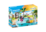 Playmobil 70610 - Piscina divertente con siringa d'acqua