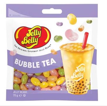 Tè a bolle di gelatina di gelatina, jelly bean con gusto di bolle-tea, 70G