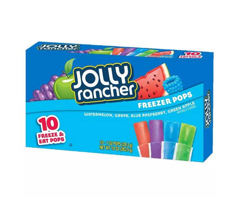 Jolly Rancher Freezer Pops - 10x water ice bags fruit mix, 283.5g