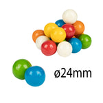 Zed Big Smoothie Gum - Bubblegum Balls xxl Chewing Gum, 225 pièces / 24 mm