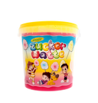 Woogie Popping Cotton Candy - colorful cotton candy in the bucket, 50g