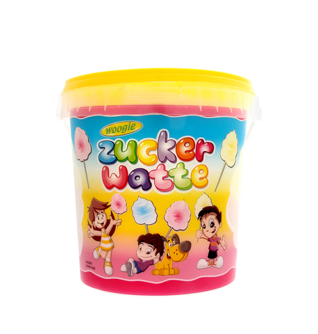 Woogie Popping Cotton Candy - Candy Cotton Candy in the Bucket, 50G