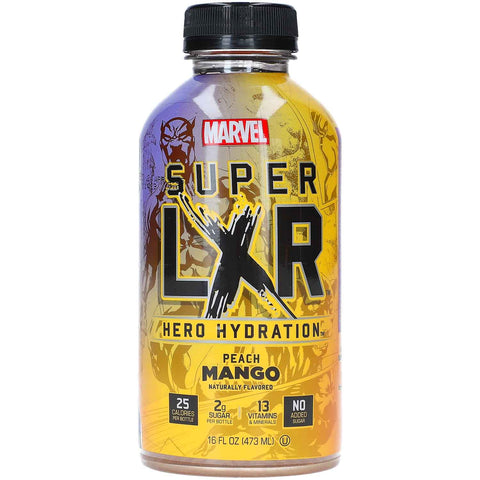 Arizona Marvel Super Lxr Hero Hydation Peach Mango, 473 ml
