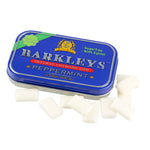Barkleys en étain à la menthe poivrée à la menthe poivrée gum gomme à mastication sans sucre dans une boîte en métal, 30 g