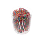 Lecca lecca Candy Cane Rainbow Zuckerstange, 12g