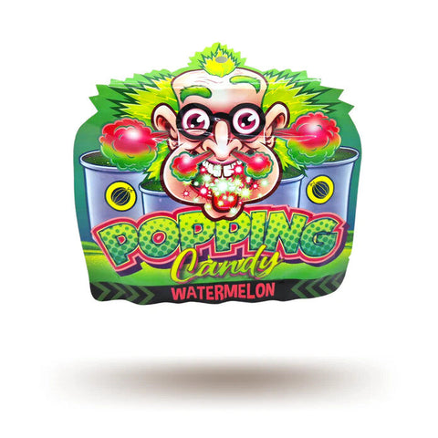 Dr. Sour Popping Candy Watermelon - saures Brausepulver Knisterpulver Wassermelonen-Geschmack, 15g