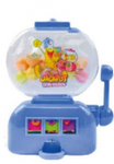 FC Jackpot Gumball Machine - mini macchina per gomme da masticare con gomma da masticare e funzione, 11 cm