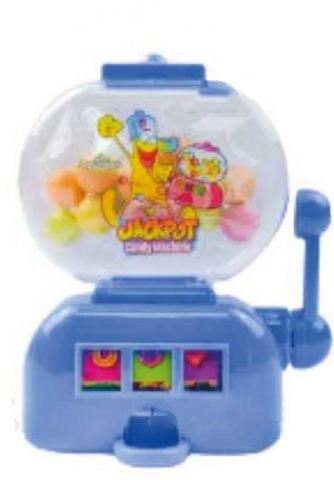 FC Jackpot Gumball Machine - Mini-Kaugummiautomat mit Kaugummis und Funktion, 11cm