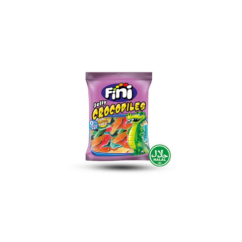 Fini Crocodiles Halal - Fruchtgummi Krokodile, 75g