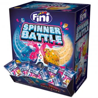 Fini Spinner Battle Gum - Kaugummi-Kreisel mit flüssige Füllung, 200 Stück