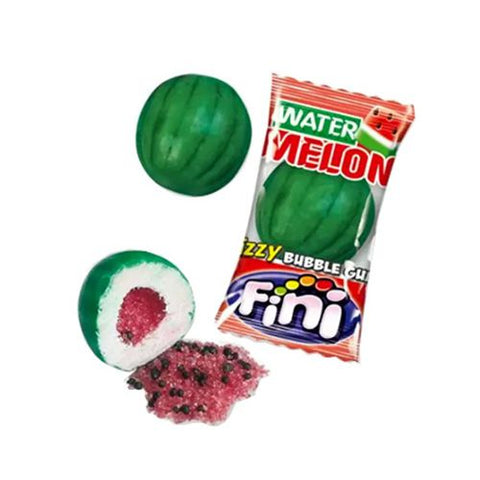 Fini Watermelon Gum - Kaugummi mit Brausefüllung und Wassermelonen-Geschmack, 5g