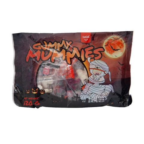 Funlab Gummy Mummies Halloween - gomme aux fruits des momies effrayantes, 75g