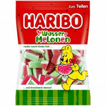 Haribo watermelon - sweetened fruit gum with foam sugar watermelon wedges, 160g