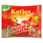 Katjes Family Happiness Hearts - Vegan Fruit Gum in XL Family Pack - 250G