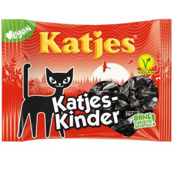 Katjes Kinder Lakritze, der Klassiker - Lakritze in Kätzchenform - 175g