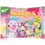 Katjes diverses variétés - gommes aux fruits - végétaliennes, végétariennes - gommes aux fruits avec sucre mousse ou réglisse aux saveurs fruitées - 175g
