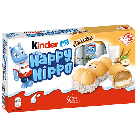 Kinder Happy Hippo Haselnuss, 5er